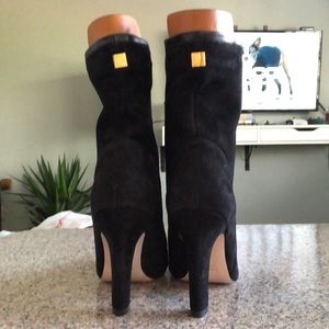 Stuart Weitzman Black suede booties black new